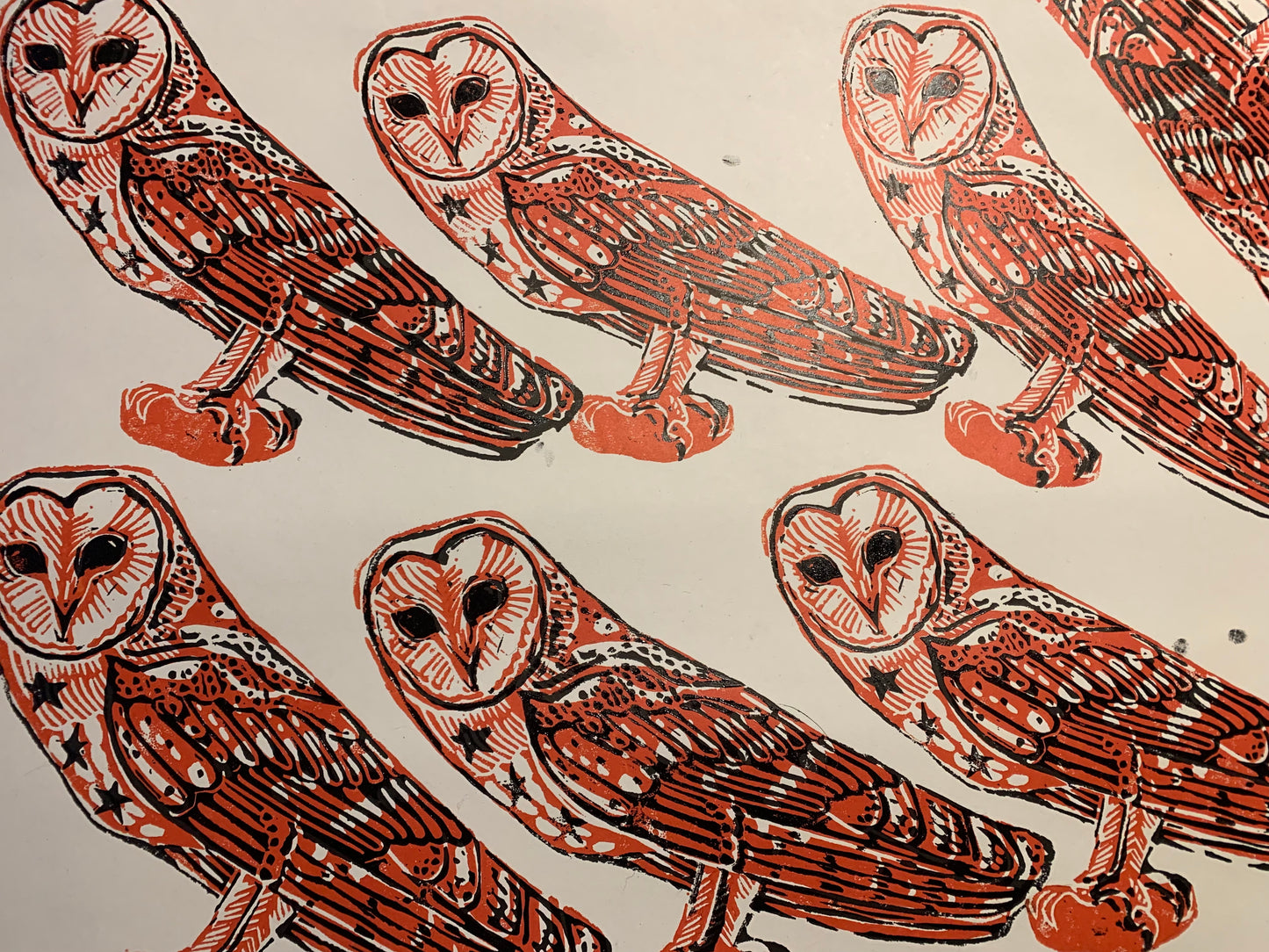 Owl and Toadstool paper Garland