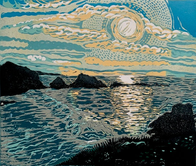 Low Winter Sun, Hartland Quay