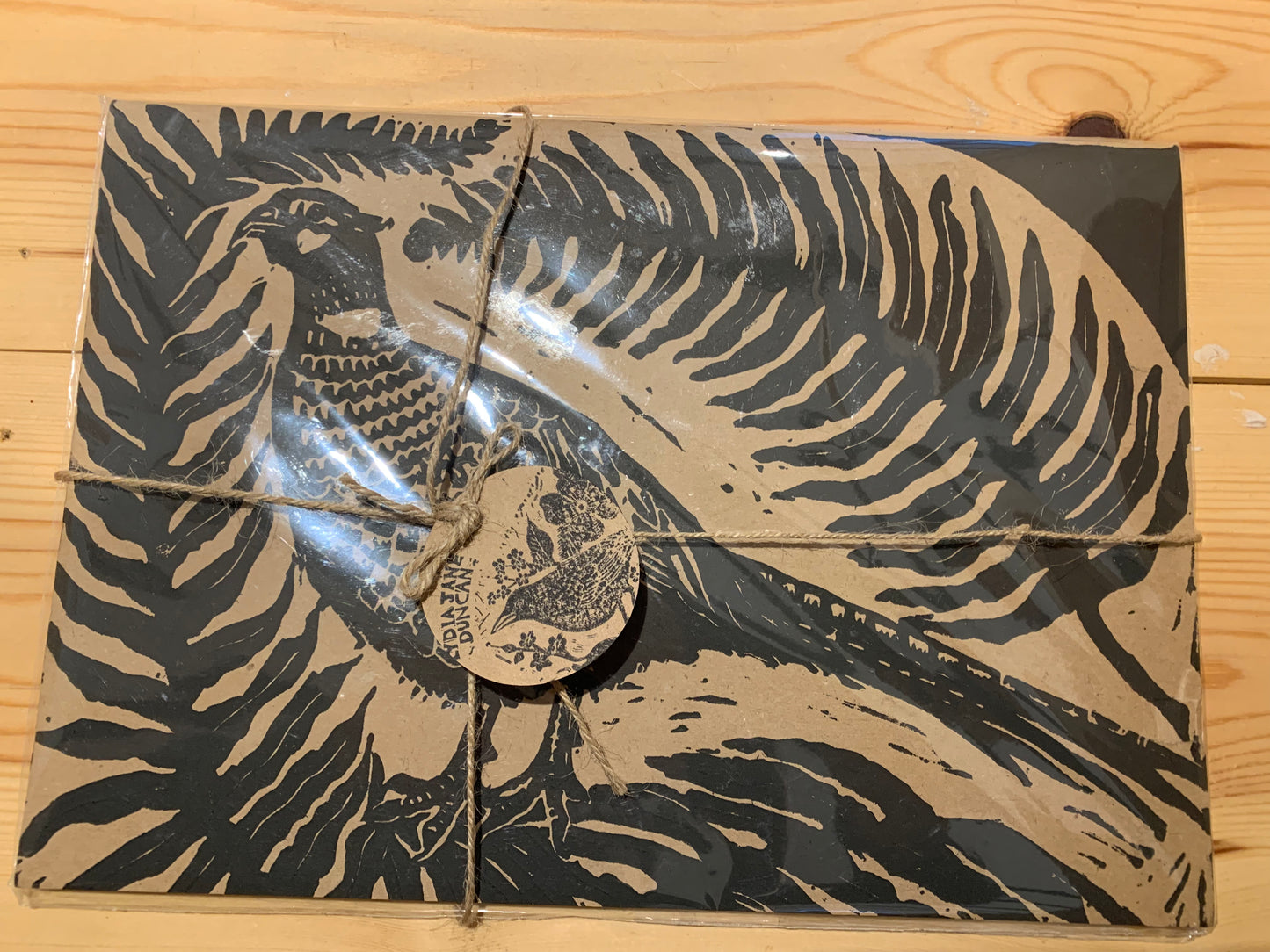 Pheasant block print Sketch book